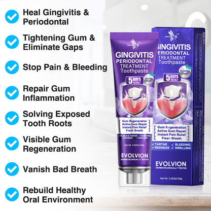 🇺🇸❤️🦷Evolvion® Bee Venom Gingivitis & Periodontitis Treatment Toothpaste🎁