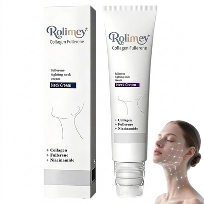 💫Rolimey® Collagen Fullerene Cream, Rolimey Collagen Cream with Collagen Peptides, 2026 New Tighten & Lift Cream for Crepey Skin, Wrinkles and Tightening for Skin Types