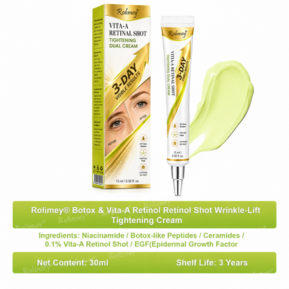 ✅Rolimey® Botox & Vita-A Retinol Shot Wrinkle-Lift Tightening cream - Last Day Promotion 70% OFF