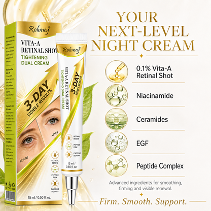 ✅Rolimey® Botox & Vita-A Retinol Shot Wrinkle-Lift Tightening cream - Last Day Promotion 70% OFF