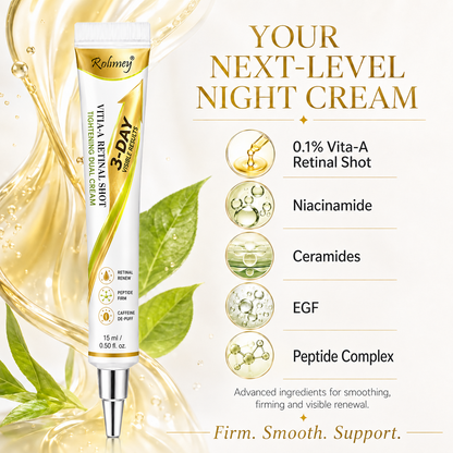 ✅Rolimey® Botox & Vita-A Retinol Shot Wrinkle-Lift Tightening cream - Last Day Promotion 70% OFF