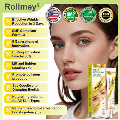 ✅Rolimey® Botox & Vita-A Retinol Shot Wrinkle-Lift Tightening cream - Last Day Promotion 70% OFF