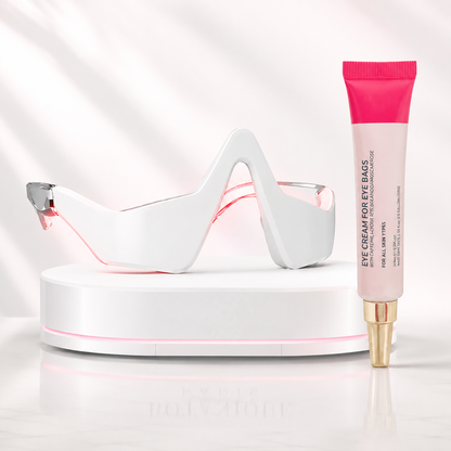 EMS Eye Massager with Microcurrent Stimulation & Red Light Therapy for Eye Care, Eye Bag Lifting and Beauty Treatment