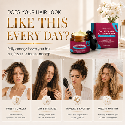 💇‍♀️✨Magic Keratin Hair Mask | Salon-Quality Deep Repair Treatment for Silky Smooth & Glossy Hair