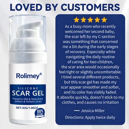 🎁 30% OFF Rolimey® Silicone Scar Gel – Advanced Scar Care 🛡️