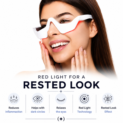 EMS Eye Massager with Microcurrent Stimulation & Red Light Therapy for Eye Care, Eye Bag Lifting and Beauty Treatment