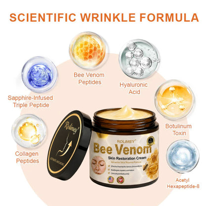 🌟Rolimey® Bee venom Pro Comprehensive Cream —Tightening for Skin Types