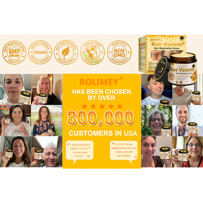 🌟Rolimey® Bee venom Pro Comprehensive Cream —Tightening for Skin Types