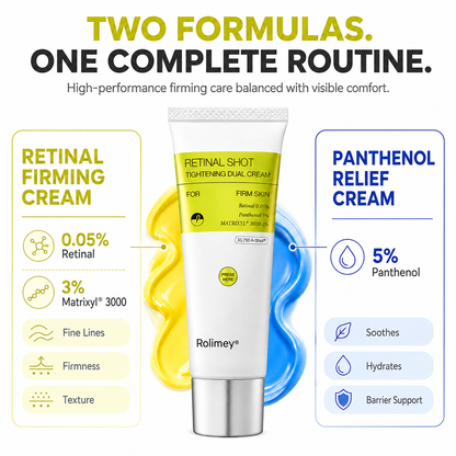🔥Rolimey® Vita-A Retinal Shot Tightening Dual Cream - Last Day Promotion 70% OFF