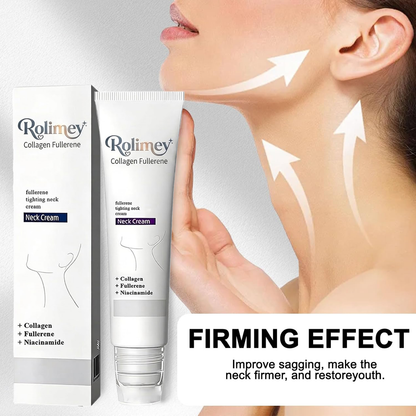 💫Rolimey® Collagen Fullerene Cream, Rolimey Collagen Cream with Collagen Peptides, 2026 New Tighten & Lift Cream for Crepey Skin, Wrinkles and Tightening for Skin Types