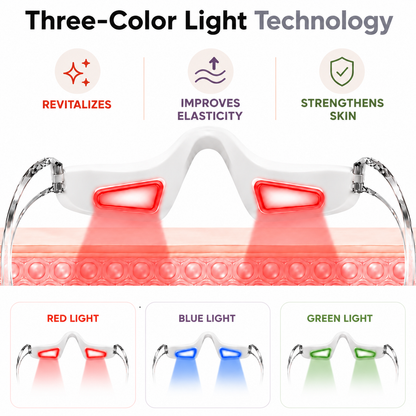 EMS Eye Massager with Microcurrent Stimulation & Red Light Therapy for Eye Care, Eye Bag Lifting and Beauty Treatment