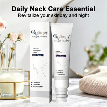 💫Rolimey® Collagen Fullerene Cream, Rolimey Collagen Cream with Collagen Peptides, 2026 New Tighten & Lift Cream for Crepey Skin, Wrinkles and Tightening for Skin Types