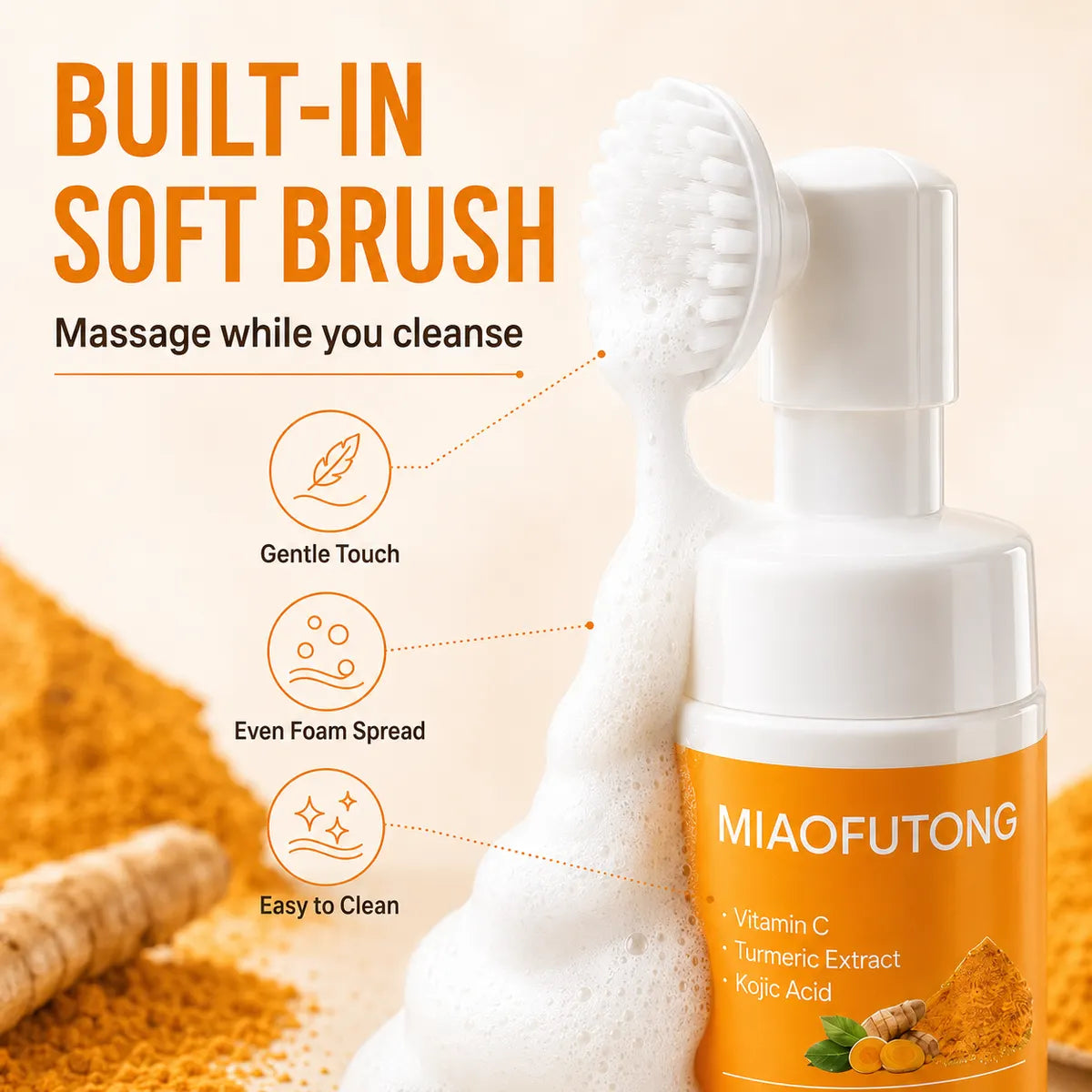✨ Turmeric Skincare Set | Natural Facial Cleansing & Moisturizing Turmeric Soap for Smooth, Radiant Skin