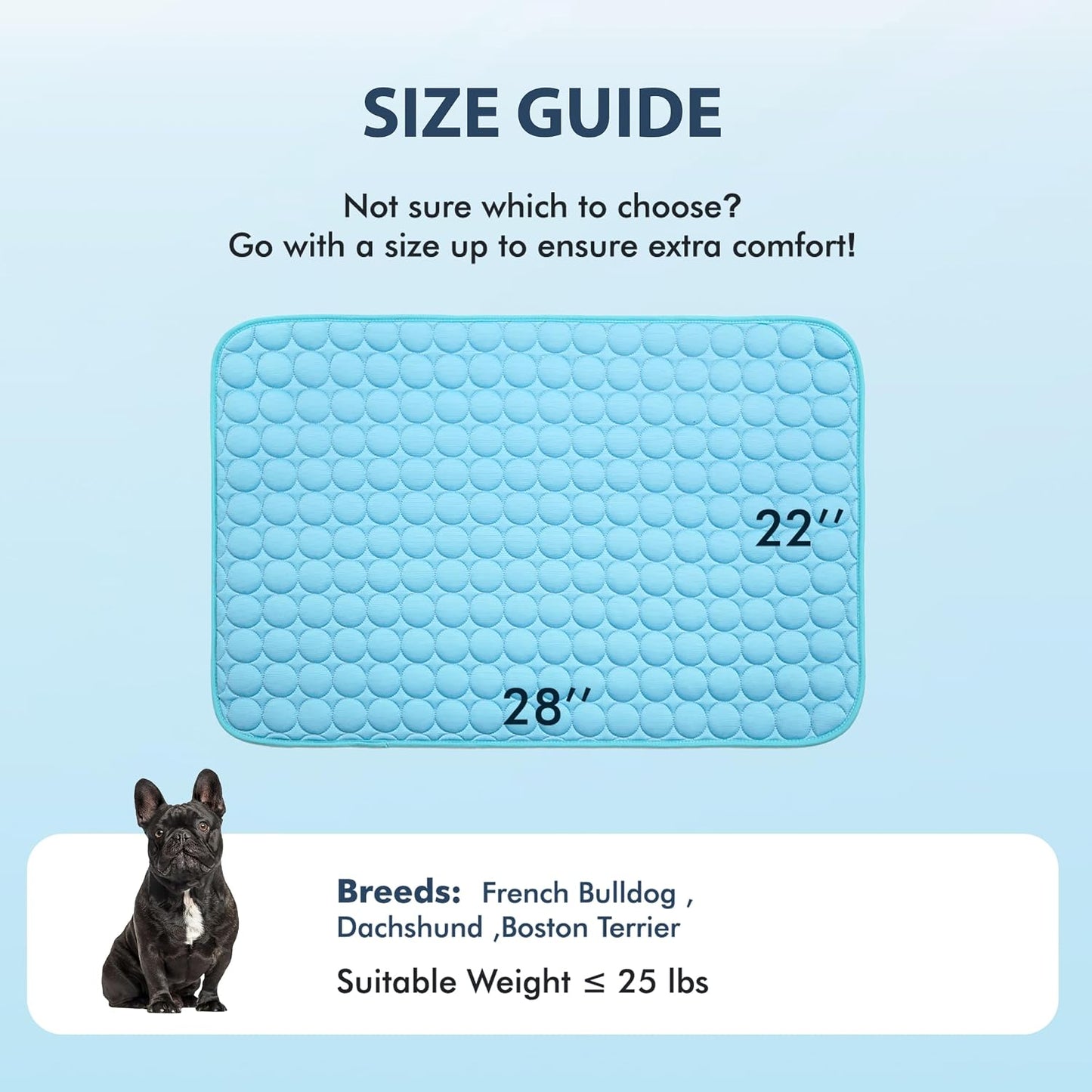 Summer Cooling Mat & Sleeping Pad for Pets, Kids and Adults