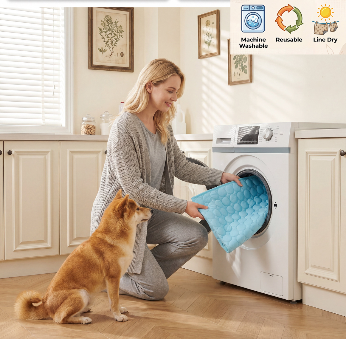 Summer Cooling Mat & Sleeping Pad for Pets, Kids and Adults