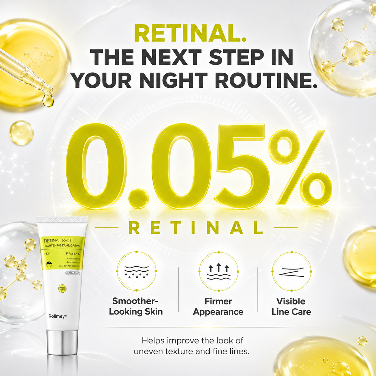 🔥Rolimey® Vita-A Retinal Shot Tightening Dual Cream - Last Day Promotion 70% OFF
