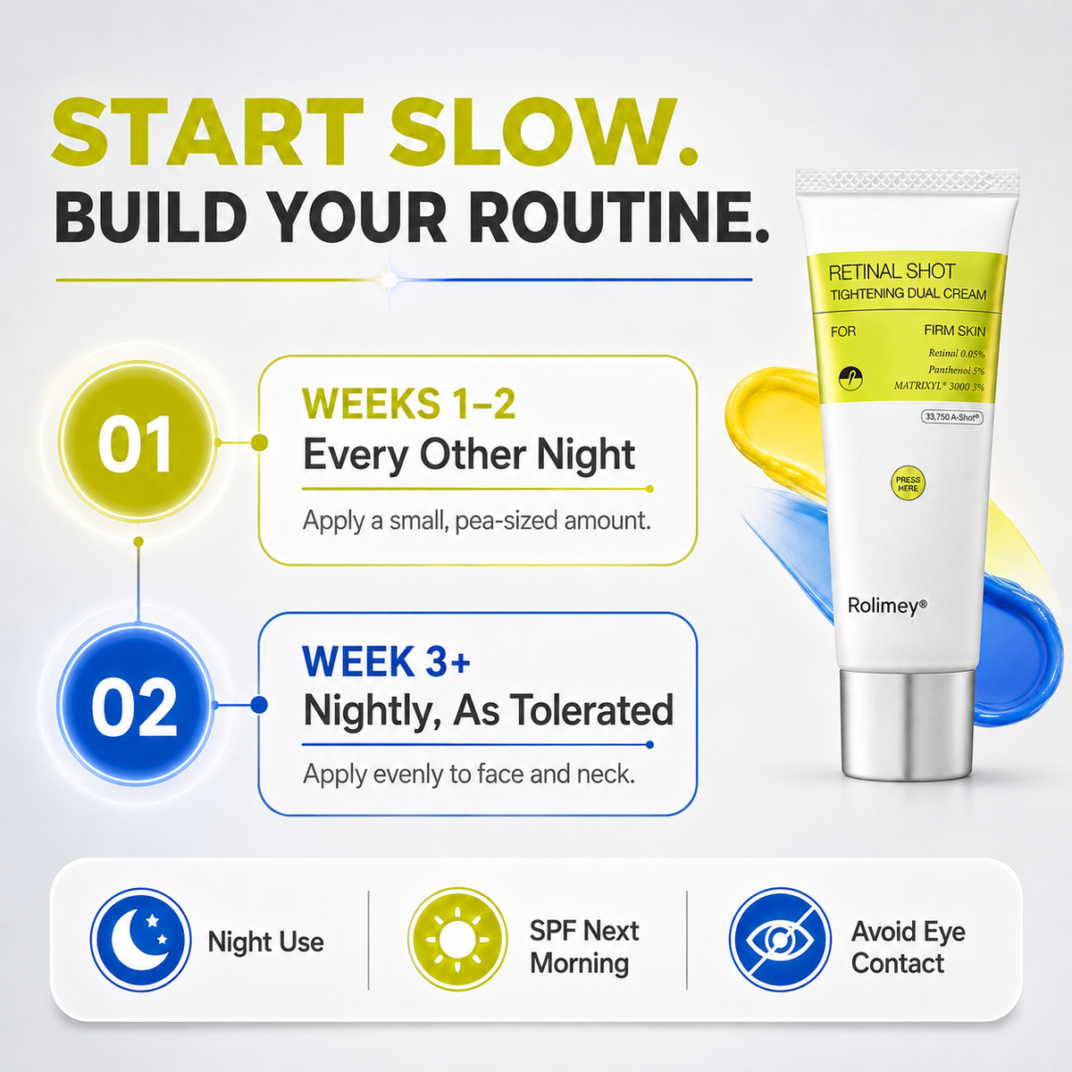 🔥Rolimey® Vita-A Retinal Shot Tightening Dual Cream - Last Day Promotion 70% OFF