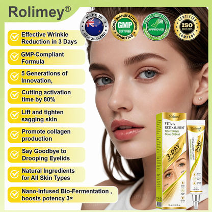 💫Rolimey® Botox & Vita-A Retinol Shot Wrinkle-Lift Tightening cream - Last Day Promotion 70% OFF