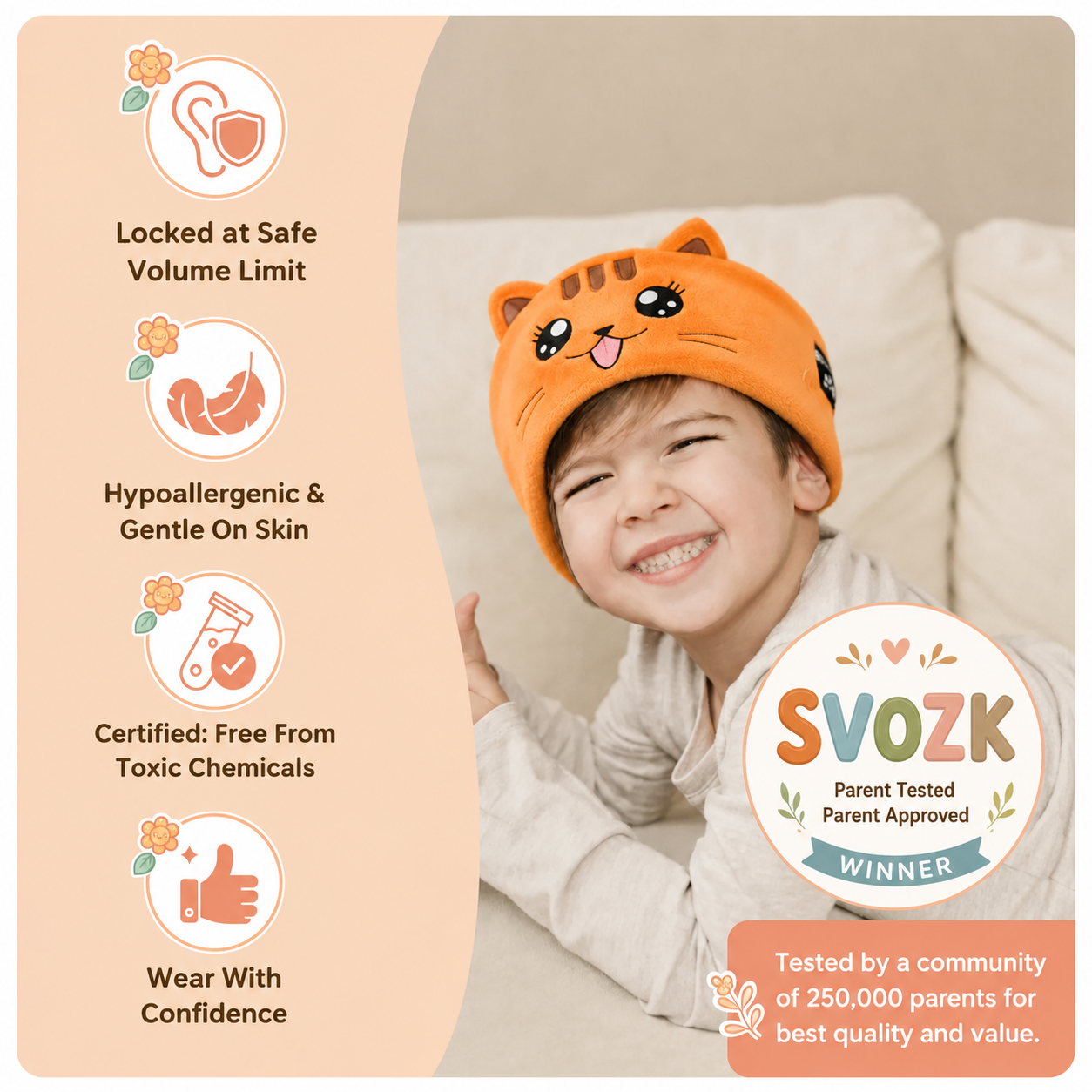 🌙 🎶Cozy Bluetooth 5.0 Sleep Headband 🎧 – Soft Wireless Music Headphones for Kids & Adults, Relax, Sleep & Enjoy Music Anywhere