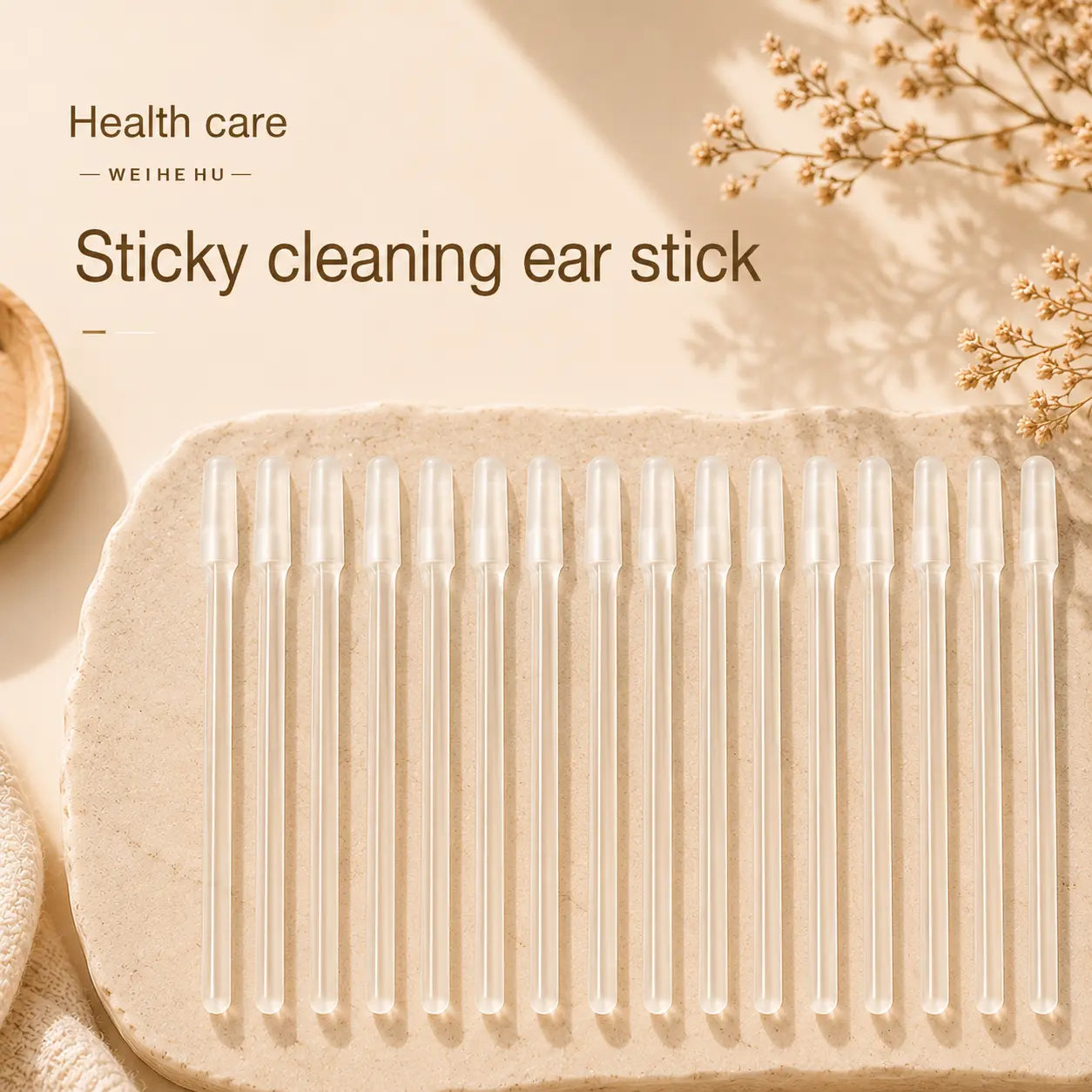 Reusable Sticky Ear Cleaning Sticks (24-Pack)