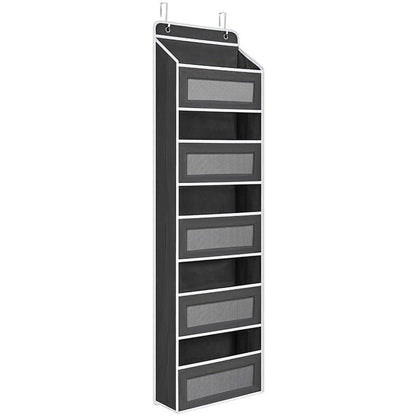 🚪 Over the Door Organizer with 5 Shelves & 10 Mesh Pockets | Heavy-Duty Hanging Door Storage, 55lbs Capacity, Space Saver for Bedroom, Bathroom, Nursery & Dorm