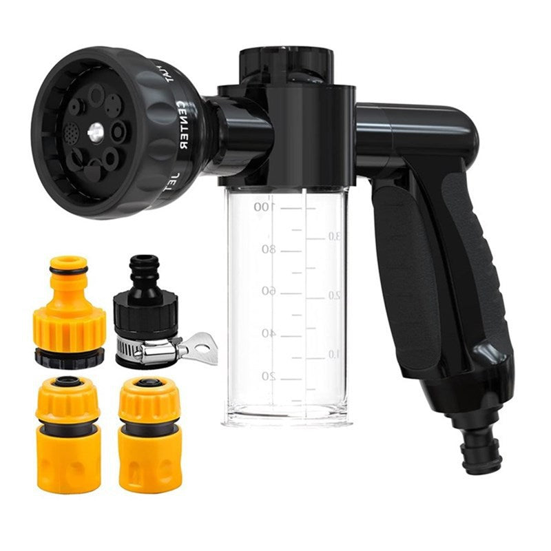 Black | Water Gun + 4 Connectors
