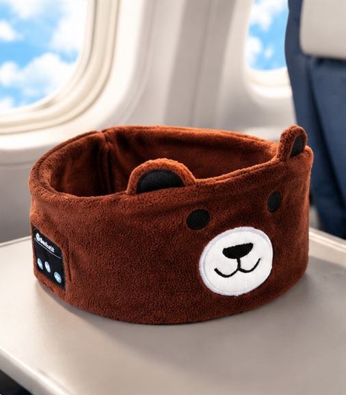 🌙 🎶Cozy Bluetooth 5.0 Sleep Headband 🎧 – Soft Wireless Music Headphones for Kids & Adults, Relax, Sleep & Enjoy Music Anywhere