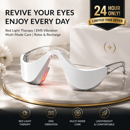 EMS Eye Massager with Microcurrent Stimulation & Red Light Therapy for Eye Care, Eye Bag Lifting and Beauty Treatment