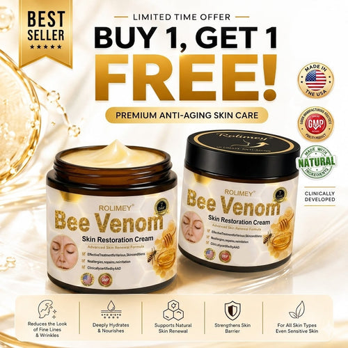 🌟Rolimey® Bee venom Pro Comprehensive Cream —Tightening for Skin Types