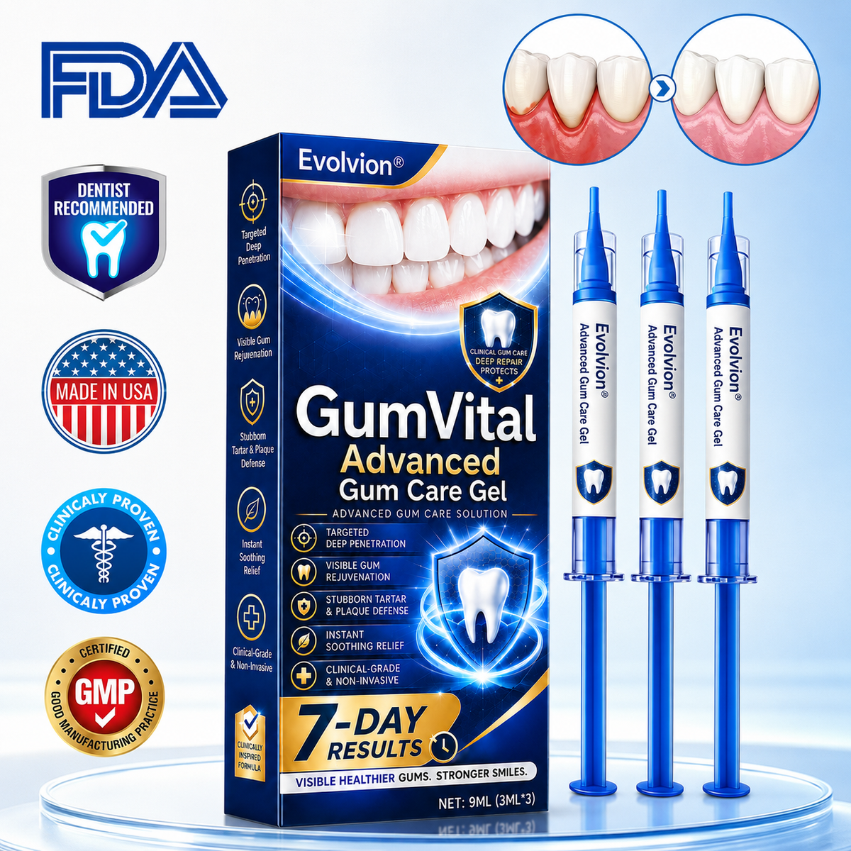 🎁🦷30% OFF for GumRevive Periodontal Repair Gel🛡️
